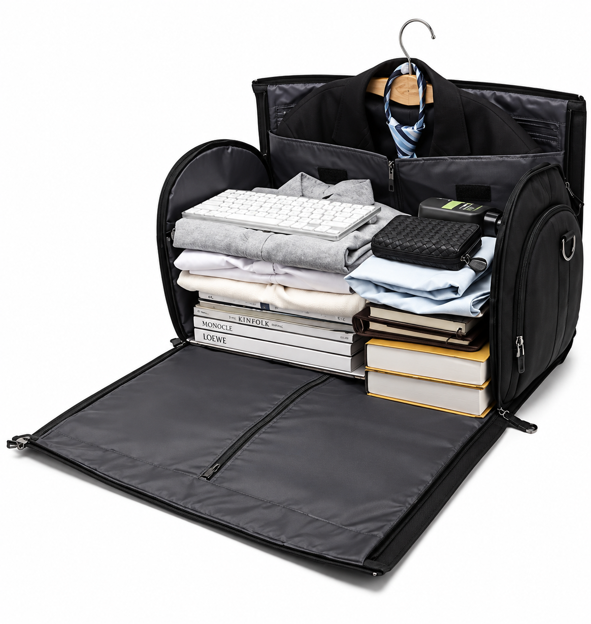 Sac de voyage Évasion 2-EN-1 noir